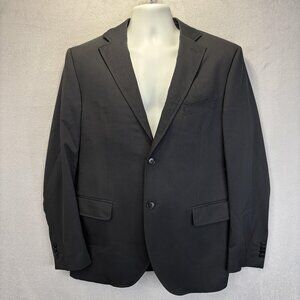 Brando by Lubiam Wool Suit Jacket Blazer Made in Italy Mens 44R Gray Formal